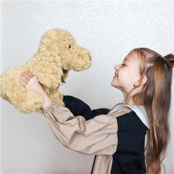 11.8“ Adorable Toy Dog Labradoodle Plush for Kids - Picture 3 of 6